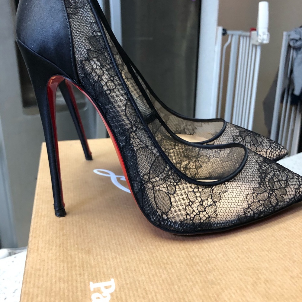 Christian Louboutin Pigalace 120mm sz 38.5 - Picture 3 of 8